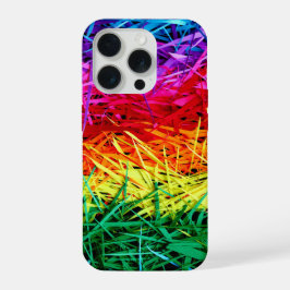 Kleurrijke abstracte kunst iPhone 15 pro case