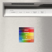 kleurrijke Abstracte kunst Magneet (Insitu (Vaatwasser))