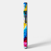 Kleurrijke Abstracte Kunst Met Felle Kleuren Case-Mate iPhone Case (Achterkant / Links)