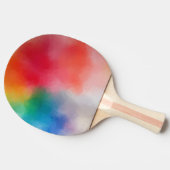 Kleurrijke Abstracte kunst Moderne elegante Sjablo Tafeltennisbatje (Zijkant)