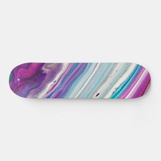 Kleurrijke Abstracte kunst Persoonlijk Skateboard (Horizontaal)