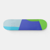 Kleurrijke abstracte kunst persoonlijk skateboard (Horizontaal)