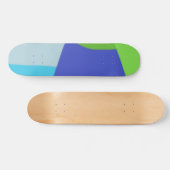 Kleurrijke abstracte kunst persoonlijk skateboard (Horizontaal)
