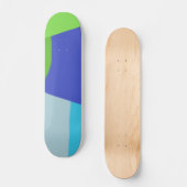 Kleurrijke abstracte kunst persoonlijk skateboard (Voorkant)