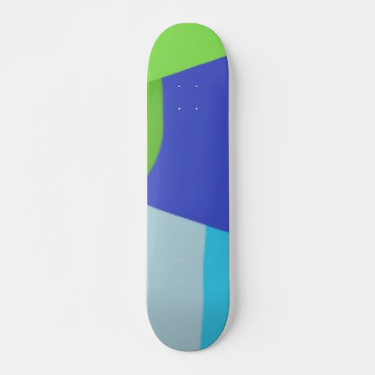 Kleurrijke abstracte kunst persoonlijk skateboard (Voorkant)