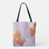 Kleurrijke Abstracte Kunst Persoonlijke Monogram C Tote Bag (Achterkant)