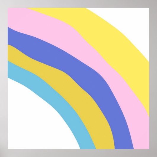 kleurrijke abstracte kunst poster (Voorkant)