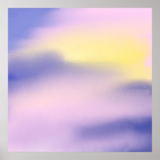 kleurrijke abstracte kunst poster (Voorkant)