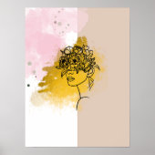 Kleurrijke abstracte kunst poster (Voorkant)