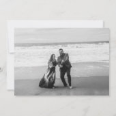 Kleurrijke abstracte kunst Save the Date (Achterkant)