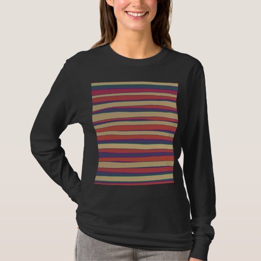 , kleurrijke Abstracte kunst T-shirt (Voorkant)