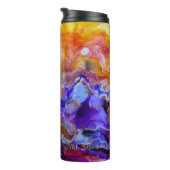 Kleurrijke Abstracte Kunst Thermische Mok (Geroteerd rechts)