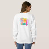 Kleurrijke Abstracte kunst Trui (Achterkant volledig)