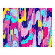 Kleurrijke Abstracte Kunst Viering