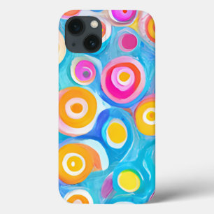 Kleurrijke Abstracte kunstkringen Artisan Fun Case-Mate iPhone Case