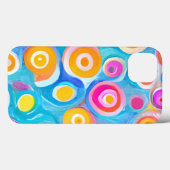 Kleurrijke Abstracte kunstkringen Artisan Fun Case-Mate iPhone Case (Achterkant (horizontaal))