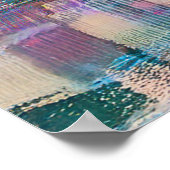 Kleurrijke abstracte kunstposter van de Chicago sk Poster (Hoek)