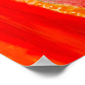 Kleurrijke Abstracte kunstschilderende achtergrond Poster (Hoek)