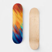 Kleurrijke Abstracte kunstskateboard Persoonlijk Skateboard (Voorkant)