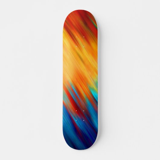 Kleurrijke Abstracte kunstskateboard Persoonlijk Skateboard (Voorkant)