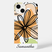 Kleurrijke Abstracte kunsttekening Case-Mate iPhone Case (Achterkant)