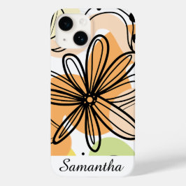 Kleurrijke Abstracte kunsttekening Case-Mate iPhone 14 Hoesje