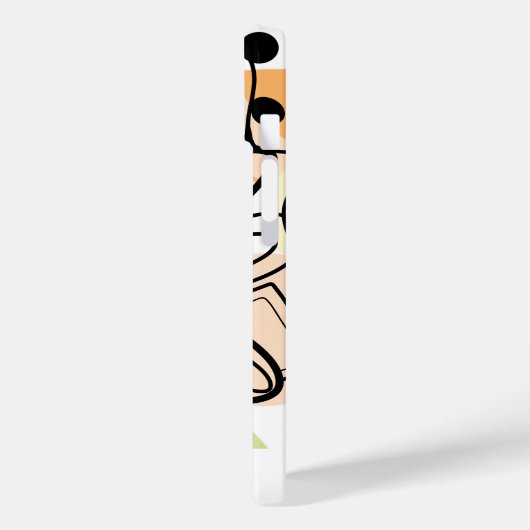 Kleurrijke Abstracte kunsttekening Case-Mate iPhone Case (Achterkant / Links)