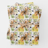 Kleurrijke Abstracte kunsttekening Inpakpapier Vel (In situ)