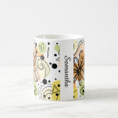 Kleurrijke Abstracte kunsttekening Koffiemok (Center)