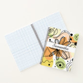 Kleurrijke Abstracte kunsttekening Notitieboek (Binnen)