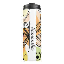 Kleurrijke Abstracte kunsttekening Thermosbeker