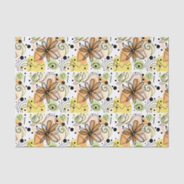 Kleurrijke Abstracte kunsttekening Tissuepapier