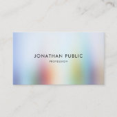 Kleurrijke Abstracte Kunstwerk Elegante Moderne Sj Visitekaartje (Voorkant)