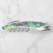 Kleurrijke Abstracte Kurkentrekker (Achterkant)