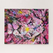 Kleurrijke Abstracte leeuw | Uitdagende harde Jigz Legpuzzel (Horizontaal)