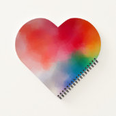 Kleurrijke Abstracte lege Sjabloon - Aangepast mod Notitieboek (Achterkant)