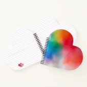 Kleurrijke Abstracte lege Sjabloon - Aangepast mod Notitieboek (Binnen)