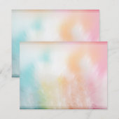 Kleurrijke Abstracte lege Sjabloon Moderne elegant (Voorkant / Achterkant)