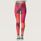Kleurrijke Abstracte Leggings (Voorkant)