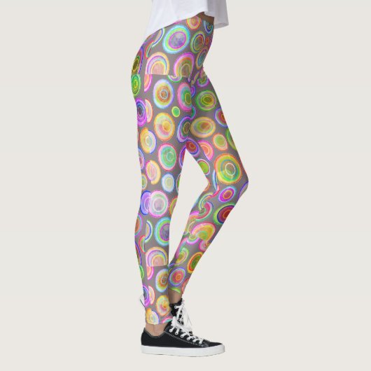 Kleurrijke Abstracte Leggings (Rechts)