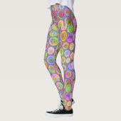 Kleurrijke Abstracte Leggings (Links)