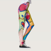 Kleurrijke Abstracte Leggings (Rechts)