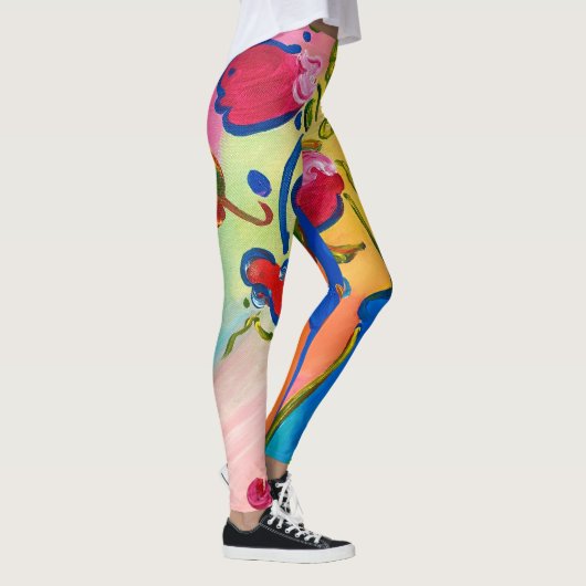 Kleurrijke Abstracte Leggings (Rechts)