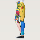Kleurrijke Abstracte Leggings (Links)