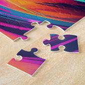 Kleurrijke Abstracte Legpuzzel (Zijkant)