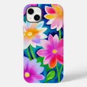 Kleurrijke Abstracte lentebloemen Case-Mate iPhone Case (Achterkant)