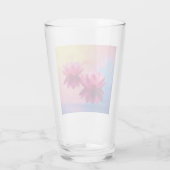 Kleurrijke Abstracte Lotus Flowers Glas