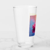 Kleurrijke Abstracte Lotus Flowers Glas