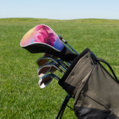 Kleurrijke Abstracte Lotus Flowers Golfheadcover (Insitu)