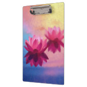 Kleurrijke Abstracte Lotus Flowers Klembord (Links)